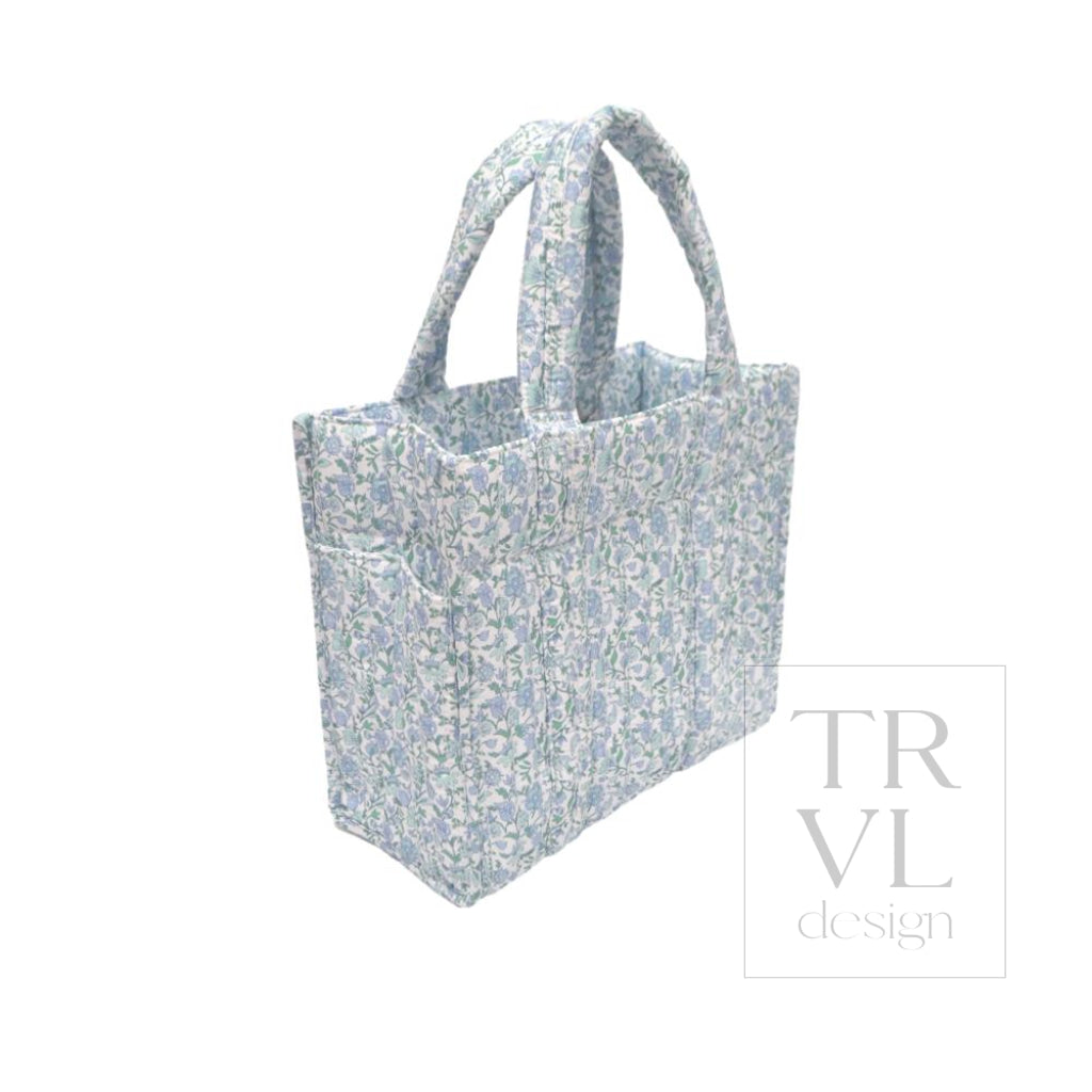 QUILTED MINI GO GO TOTE - Hamptons Floral