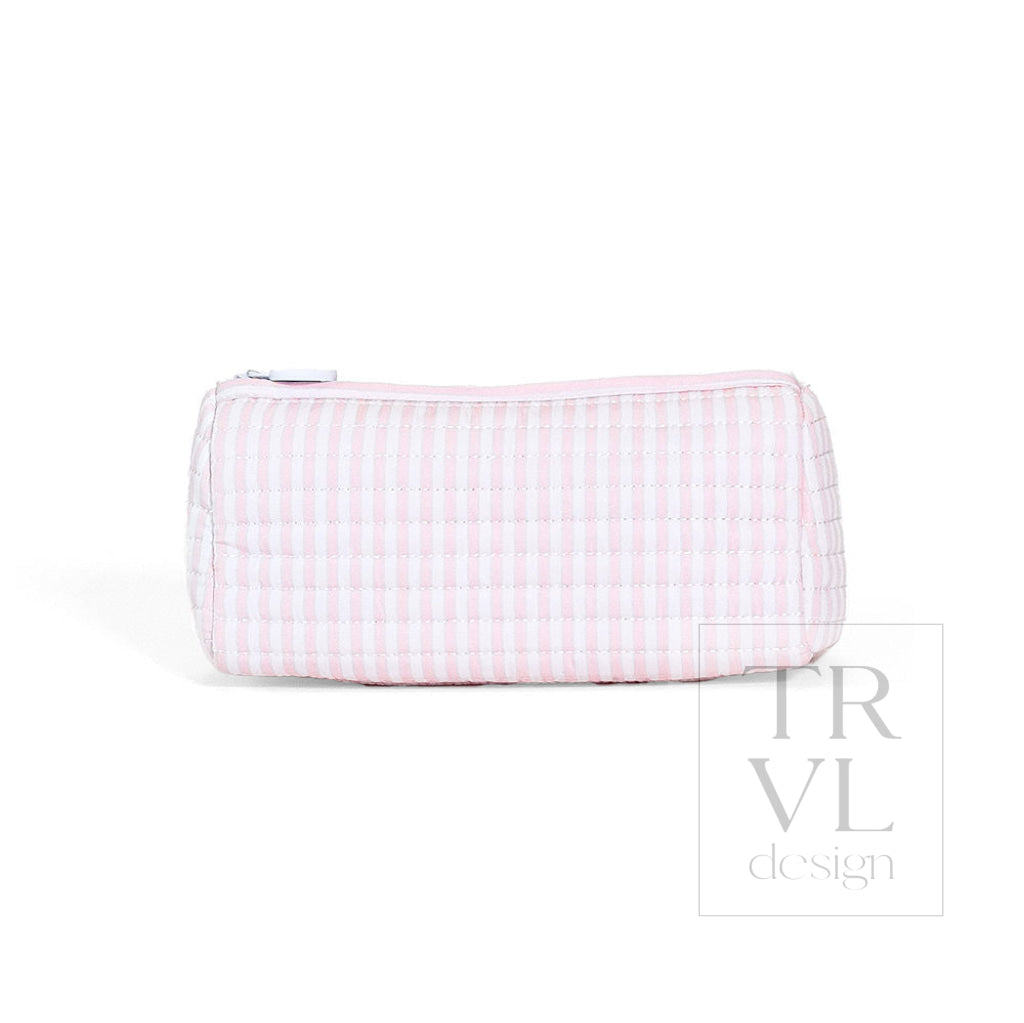 QUILTED POCHETTE BAG - Pimlico Stripe Pink