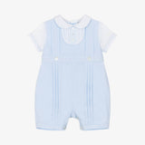Boys Traditional Romper in Light Blue - 013553