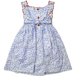 Izzie Dress - Red White & Bloom Floral