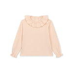 Heather Interlock Blouse - Peach Pink