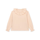 Heather Interlock Blouse - Peach Pink