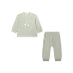 Air Balloon 2PC Velour Set (No Feet) - Mint