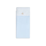 Rocking Horse Velour Blanket - Blue