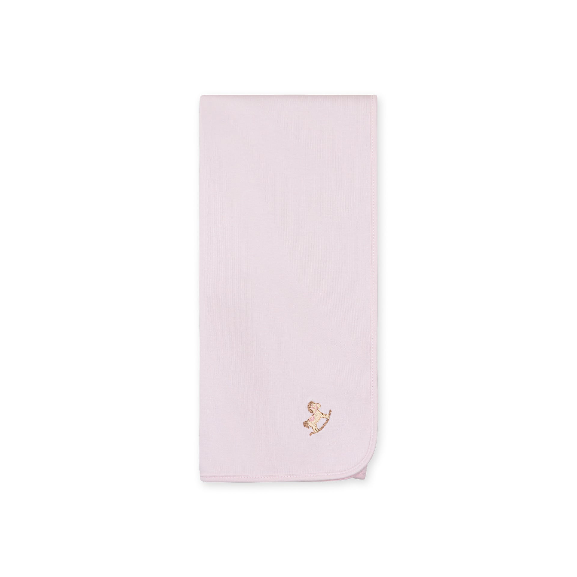 Rocking Horse Mini Blankie - Pink