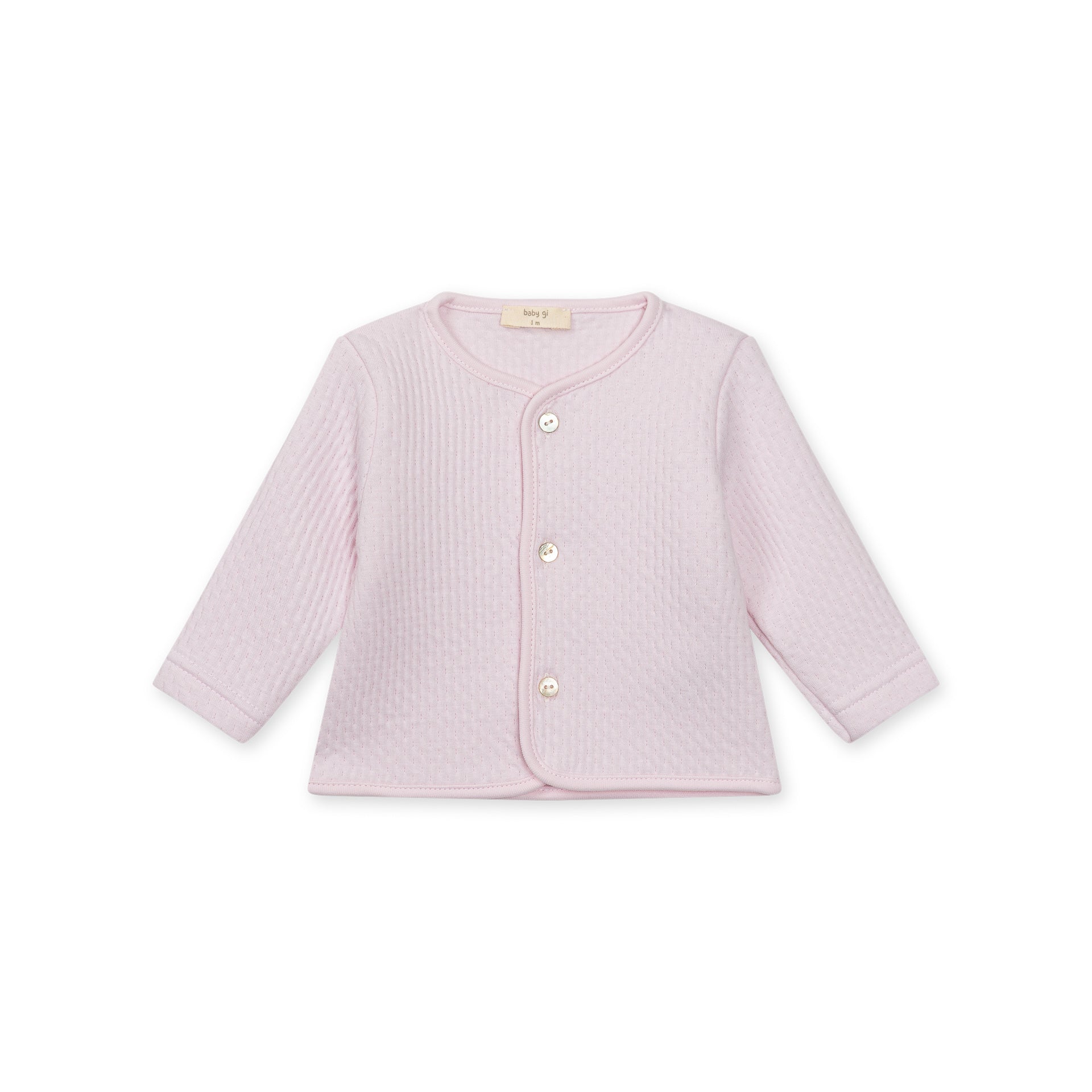Jacquard Cardigan - Pink