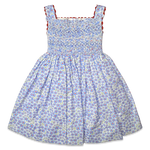 Izzie Dress - Red White & Bloom Floral