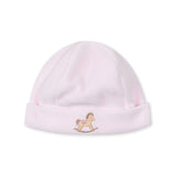 Rocking Horse Pull On Hat - Pink