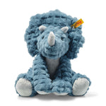 Steiff Dixi Triceratops Dinosaur Plush Stuffed Toy, 11 Inches
