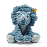Steiff Dixi Triceratops Dinosaur Plush Stuffed Toy, 11 Inches