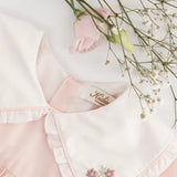 Swanille Embroidered Dress - Nude Pink Poplin