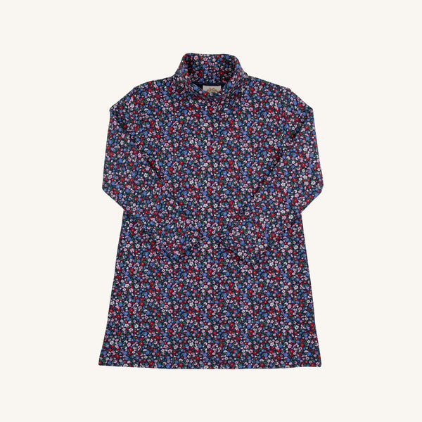 Tatum's Turtleneck Dress - Fairfax Farm Floral