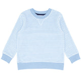 Unisex Powder Blue Stripe French Terry Sweatshirt
