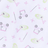 Tiny Tee Time Pink Short Pajamas