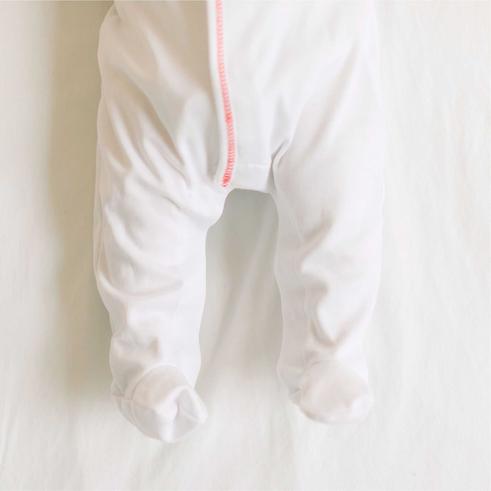 To the Rescue Red Embroidered Footie
