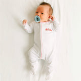 To the Rescue Red Embroidered Footie