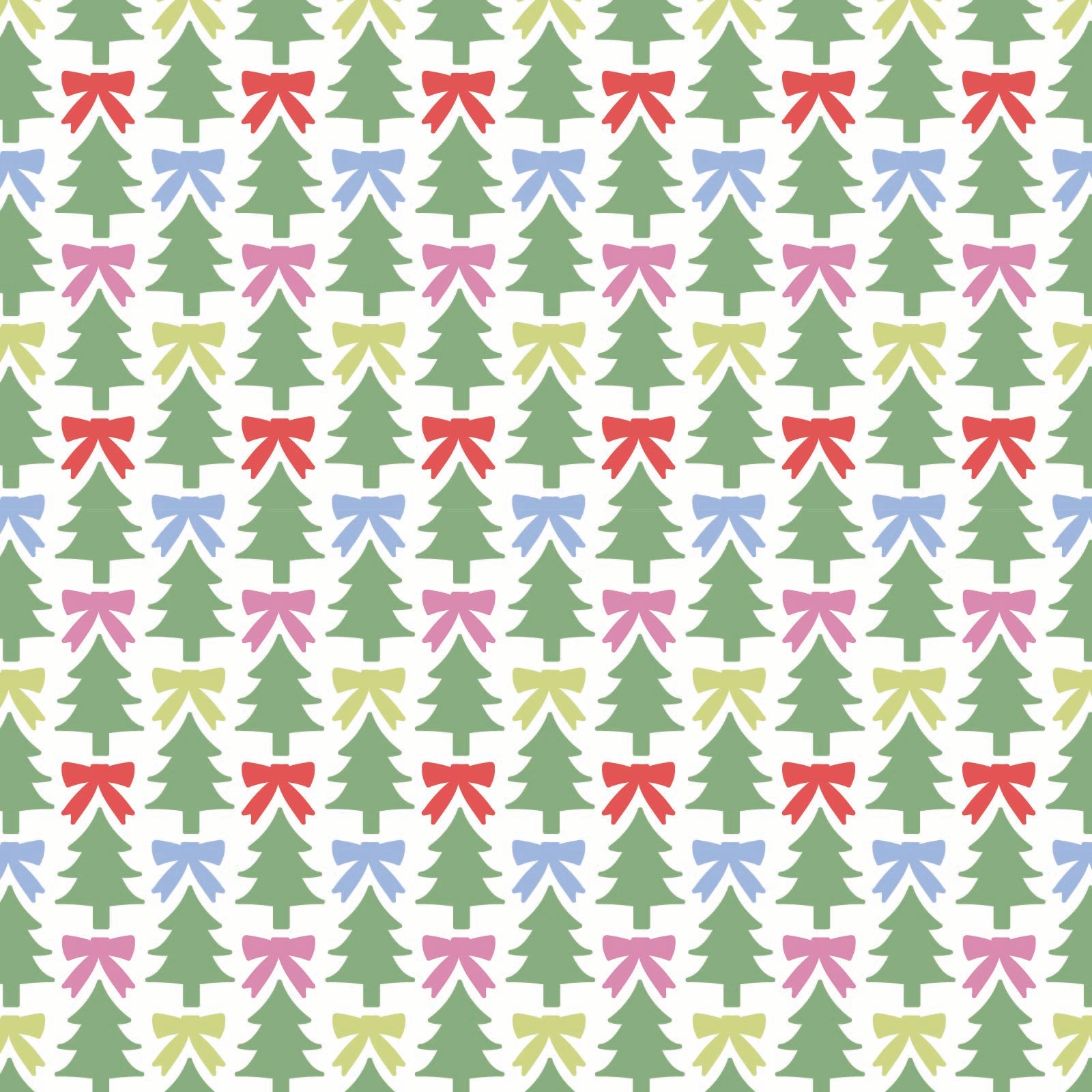 Tree Topper Bows print close-up