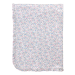 Tiny Soft Floral Receiving Blanket