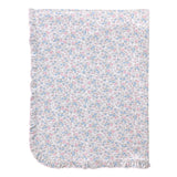 Tiny Soft Floral Receiving Blanket