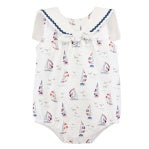 Harbor Days Bubble With Sailor Collar