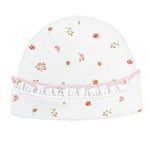 Tiny Rosebud Hat With Ruffle