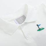 White Golf Tee Polo Shirt