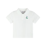 White Golf Tee Polo Shirt