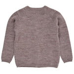 Copenhagen Colors Merino Knitted Cardigan in Natural Melange, alternate view