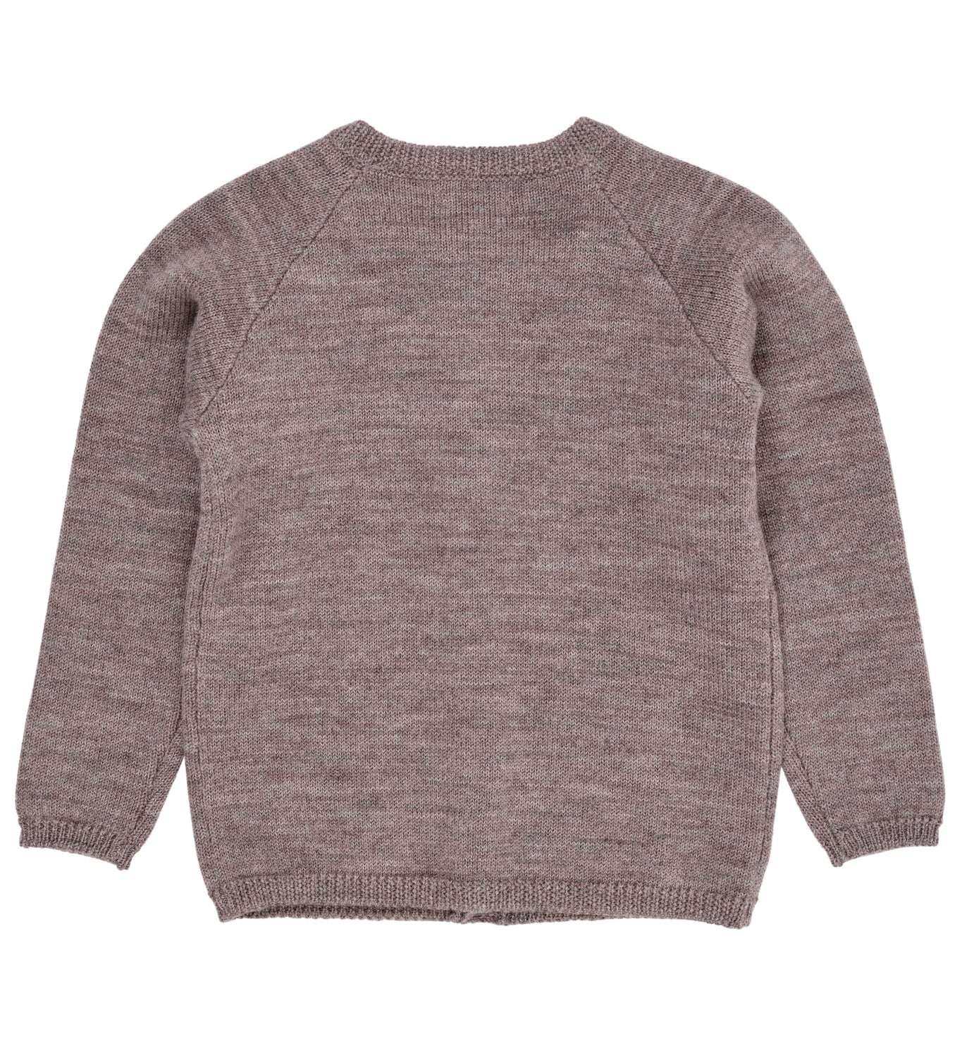 Copenhagen Colors Merino Knitted Cardigan in Natural Melange, alternate view
