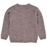 Copenhagen Colors Merino Knitted Cardigan in Natural Melange, alternate view