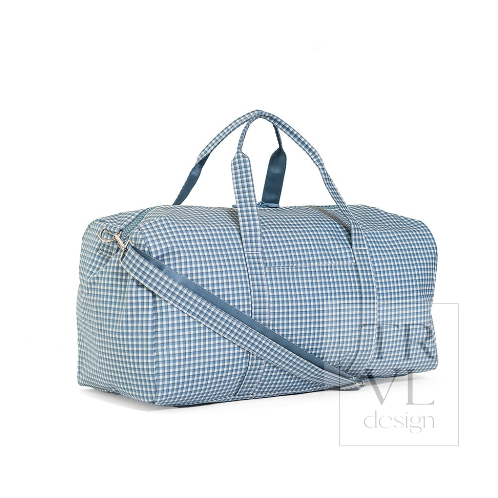 XL WEEKENDER Duffel Bag - Rodeo Check Indigo